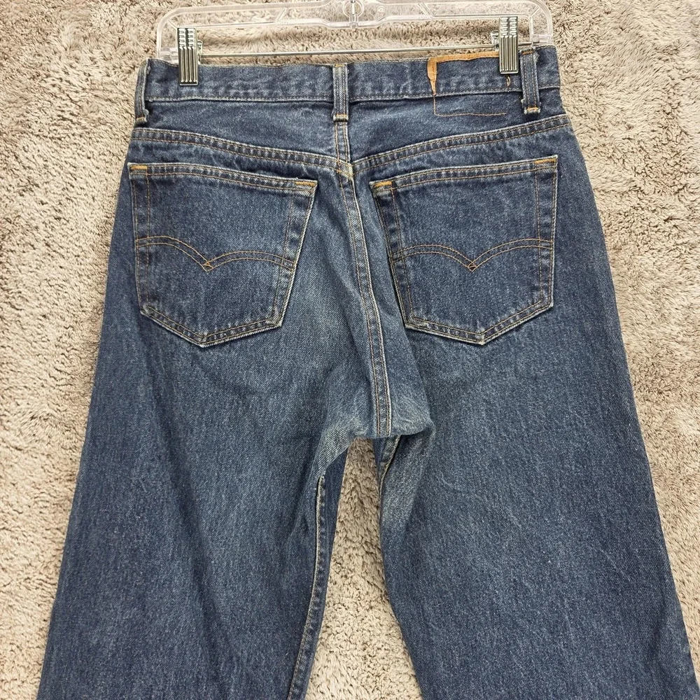 Vintage Levis 501 Jeans Mens 28x30 Blue Made in USA Button Fly Regular Straight